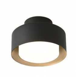 Cilindro C Black - nowoczesna lampa sufitowa LED