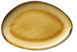 TALERZ O ORGANICZNYM KSZTAŁCIE TOPAZ 270x190 mm KAMIONKA