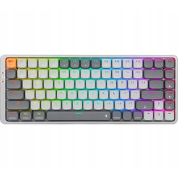 Klawiatura bezprzewodowa mechaniczna Redragon K652 Azure Rgb Szara