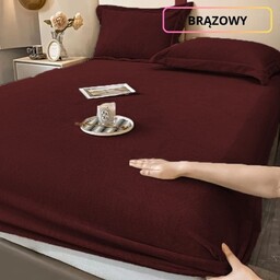 Prześcieradło Polarowe Pluszowe Miś 160x200 cm z Gumką