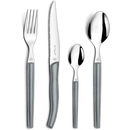 Lou Laguiole Sky 2271GYPA23C40 zestaw sztućców, z walizką,