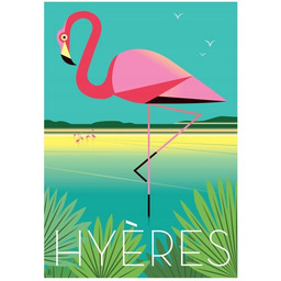 PUZZLE Vintage Retro Flaming Hyeres A3 252 el