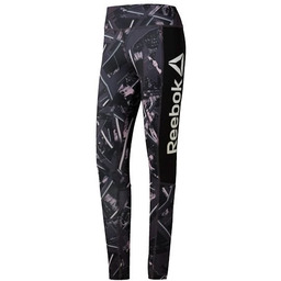 Spodnie damskie Reebok CD5949 WOR AOP -WING Szare