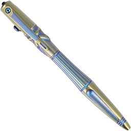 Długopis taktyczny Rike Knife Gold / Blue Titanium