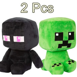 Minecraft Zabawki Gry Pluszowa Lalka CREEPER+Enderman 25 cm
