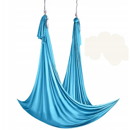 Hamak aerial yoga 5m z osprzętem 100gsm nylon