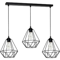 MILAGRO MLP7215 Lampa wisząca BASKET BLACK 3xE27