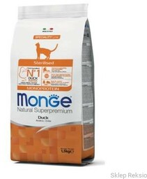 Monge Cat Sterilised Monoprotein karma sucha z kaczką
