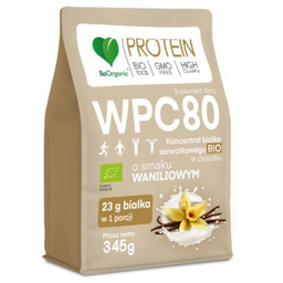 BeOrganic WPC 80 Koncentrat białka serwatkowego BIO