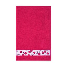 Zwoltex Ręcznik 30x50 Wiśnia Malinowy-5314 różowy frotte bawełniany