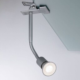 Paulmann Finja lampa z klipsem, chrom