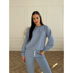 bluza blue bez kaptura