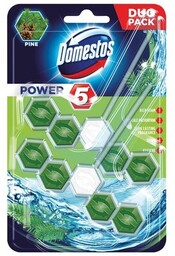 DOMESTOS Kostka do WC Power 5 Pine 2x55g