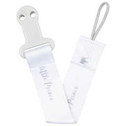 CANPOL BABIES Tasiemka do smoczka Royal Baby szara