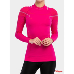 Brubeck Bluza termoaktywna LS13100 damska thermo fuksja