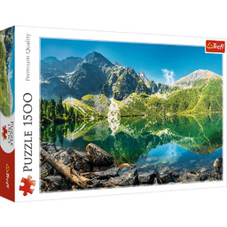 Trefl, puzzle, Jezioro Morskie Oko, Tatry, Polska 1500
