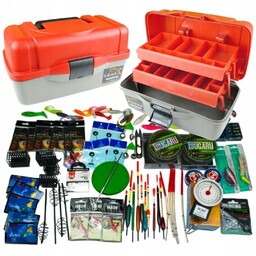 Zestaw Wędkarski Akcesoriów 200 Skrzynka Na Przent XXL