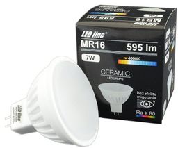 Żarówka LED LEDline MR16 7W 12V biała dzienna