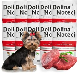 Mokra karma dla psa Dolina Noteci Premium wołowina