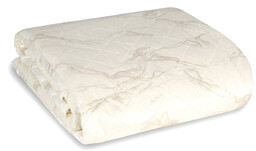 Narzuta 170 x 210 Pikowana Welurowa Luiz6 Krem+Zł