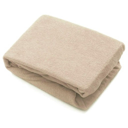 Prześcieradło frotte - beżowe