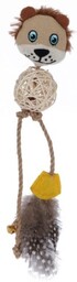 KERBL Zabawka dla kota Safari Lew, 30 cm