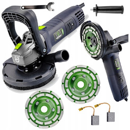 Szlifierka Frezarka Do Betonu 1400w 2x Tarcza 125mm