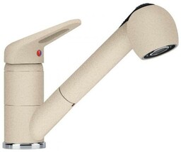 Franke Prince II Pull-Out Spray Beżowy Mosiądz Bateria