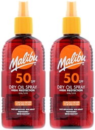 Malibu Dry Oil Spray SPF50 Olejek Brązujący