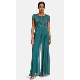 Vera Mont Kombinezon z Łączonych Materiałów z Koronką