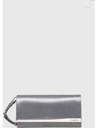 Calvin Klein kopertówka kolor srebrny