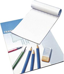 Rayher 8147800 przezroczysty papier, 80 g/m2, blok 25