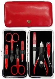 Zestaw do manicure 58368 MC RED CUT przybornik