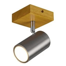 Kinkiet nowoczesny drewno metal 1xGU10 MARLEY 812400107 -