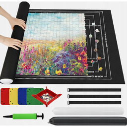 MATA ZWIJANA FILCOWA 120X80CM DUŻA POMPKA AKCESORIA ZESTAW