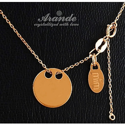 Sensation Naszyjnik Gwiazd Rózowe Złoto Srebro Kl1