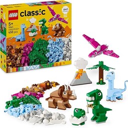 LEGO Classic Kreatywne Dinozaury, Konstrukcyjna Zabawka dla Dziecka