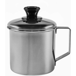 Kubek stalowy Zebra Thailand 9 cm z pokrywką