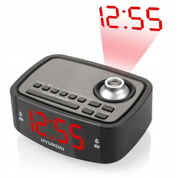 Budzik Zegar Z Projektorem Radio Fm Hyundai 201