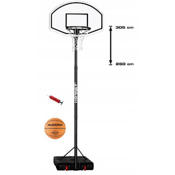 Kosz Hudora do koszykówki dzieci/dorosłych 305 cm