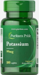 Potas Glukonian 99 mg, Puritans Pride, 100 tabletek