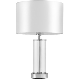 NOWOCZESNA LAMPA NOCNA CHROMOWANA LEONA