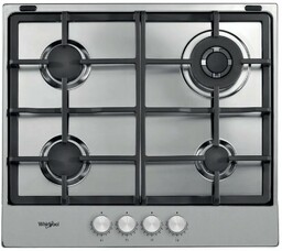 Płyta gazowa WHIRLPOOL TGML661IX. 58 cm Inox stal