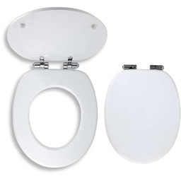 FERRO WC/SOFTMDF Deska sedesowa MDF, wolnoopadająca, biały