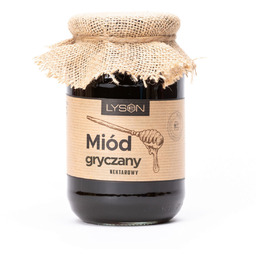 Miód gryczany 1,25 kg pasieka Łysoń