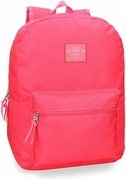 Pepe Jeans Plecak szkolny Cross, Fuchsia, Mochila adaptable,