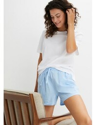 Piżama z shirtem z dżerseju + krótkimi spodniami