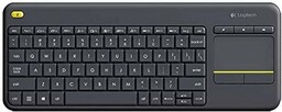 Logitech K400 Plus Bezprzewodowa Klawiatura do TV, AZERTY