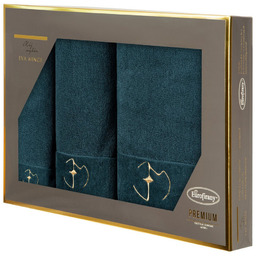 Komplet Ręczników 3 szt. Eva Minge GAJA C.Zieleń