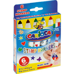 Pisaki dwustronne Stemple, 6 kolorów